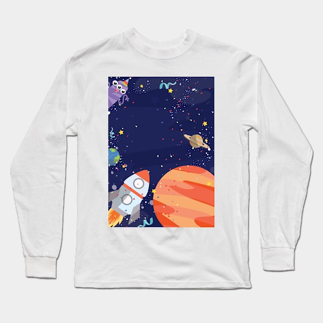 Poster Rocket Long Sleeve T-Shirt by Tribun Dash